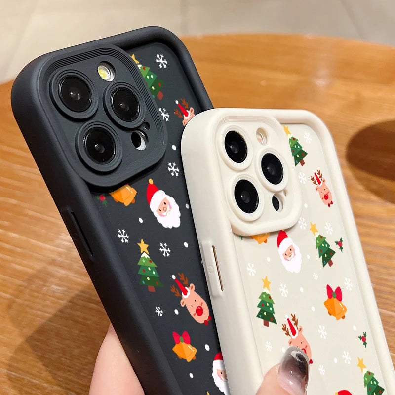 Christmas New Year Shockproof Y2K Soft TPU iPhone Case