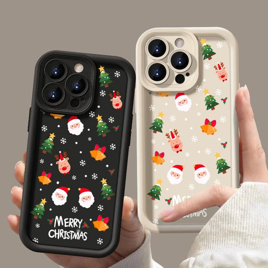 Christmas New Year Shockproof Y2K Soft TPU iPhone Case