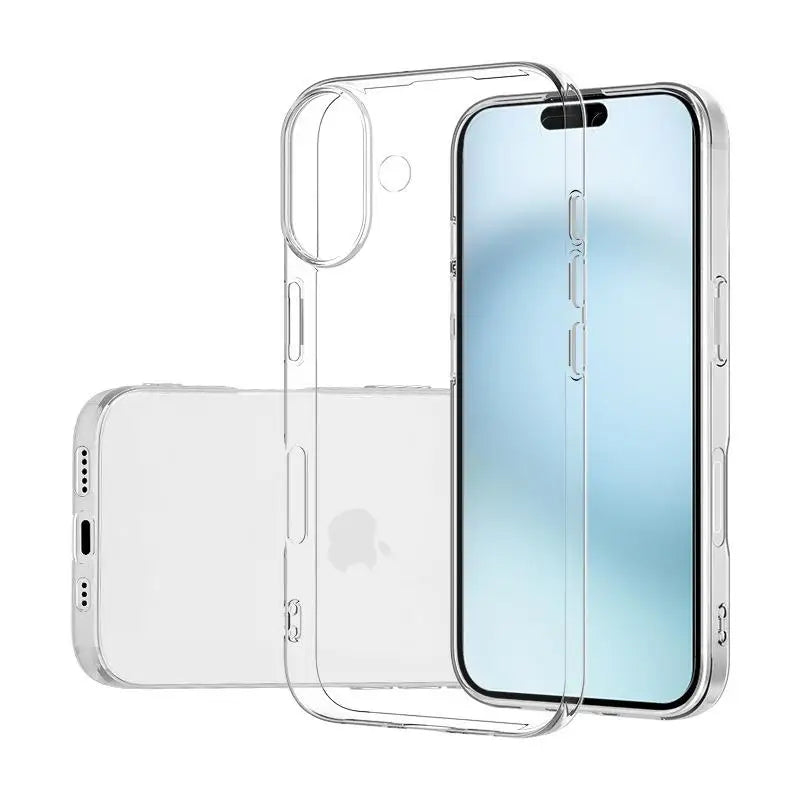 Ultra Thin Silicone Transparent TPU Case for iPhone 16 Pro Max
